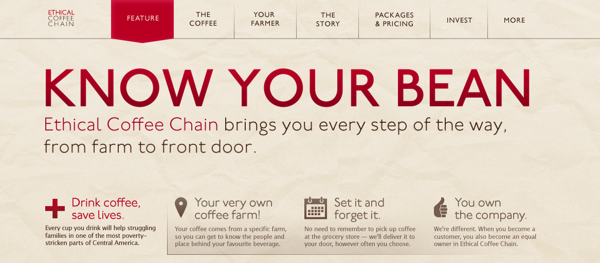 Ethical Coffee Chain subscription plans